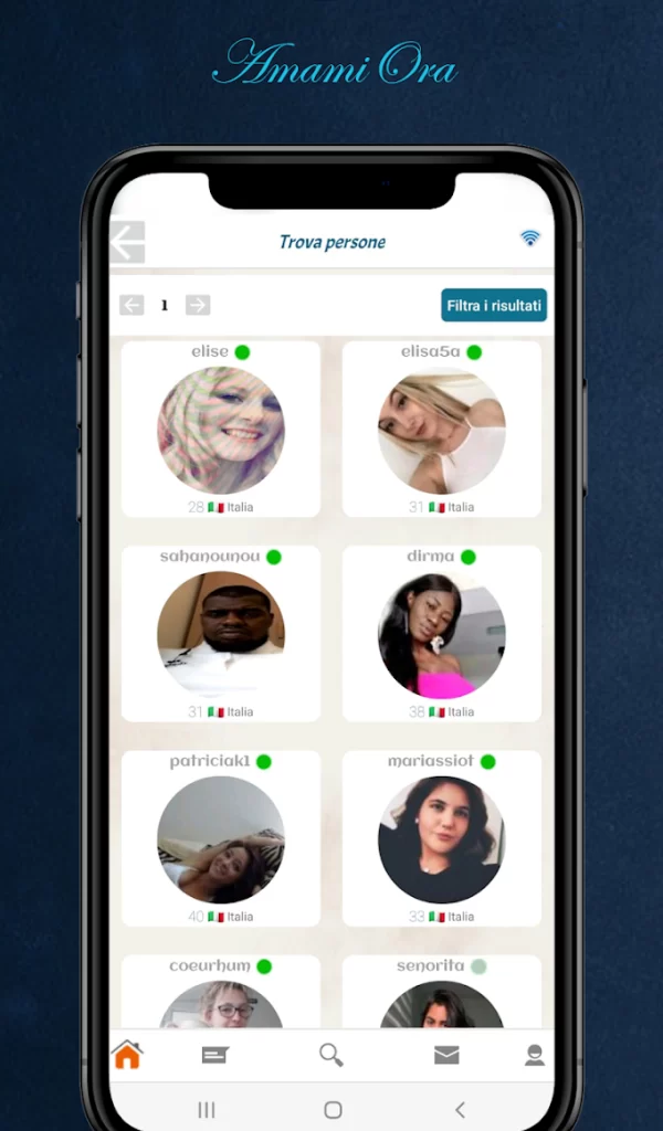 Amamiora - Chat with woman and men in Italy