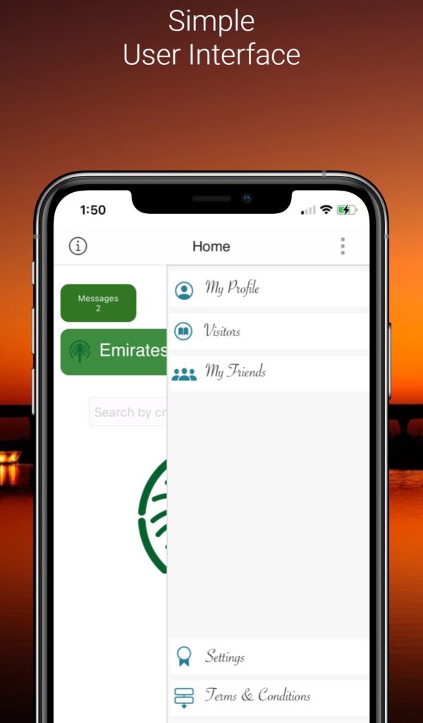 Emiraters Chatting App On IOS and Android