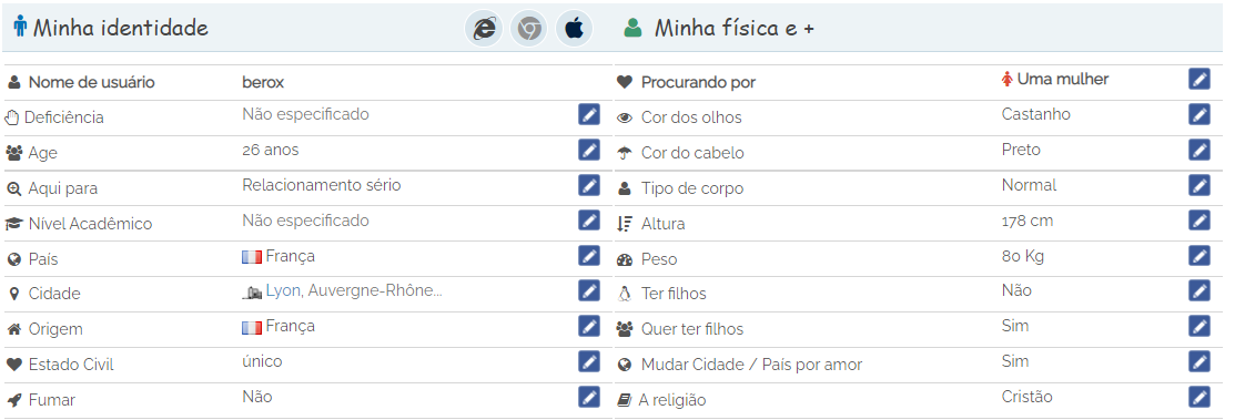 Personalize seu perfil e comece a conversar com as pessoas