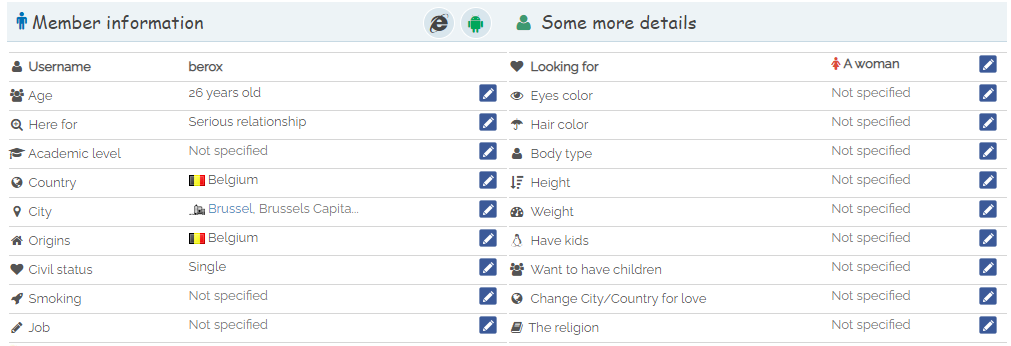 Users Profiles – Find People and chat with them Users Profiles - Find People and chat with them