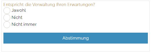 Bewerten Sie die Administratorleistung und geben Sie Feedback