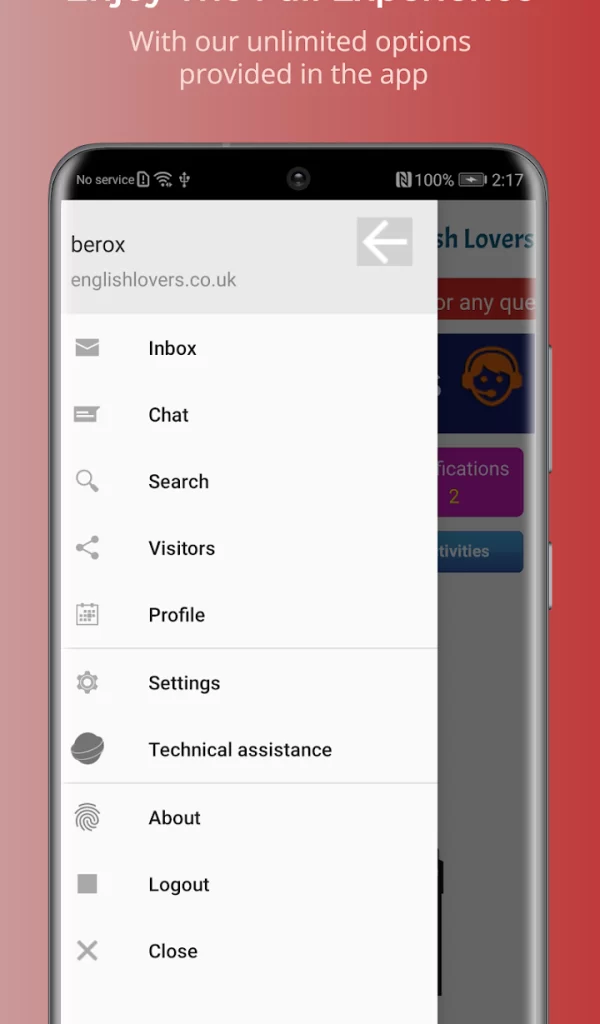English Lovers - Free Chatting App in England
